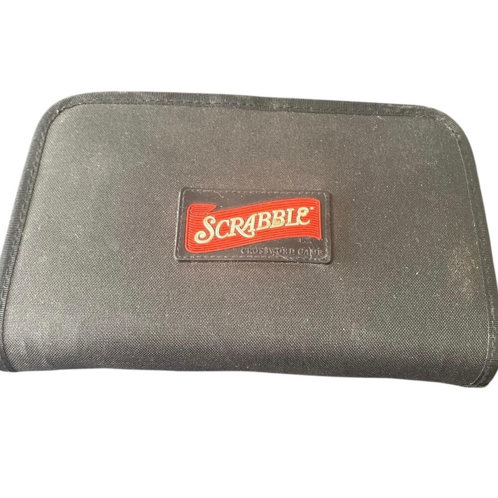 Scrabble Deluxe Travel Edition in Zipper Case Complete Set